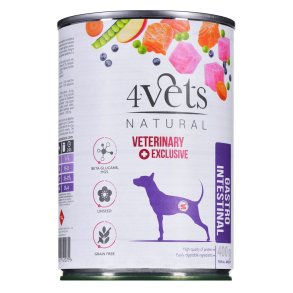 4VETS Natural Gastro Intestinal Dog  - vdt hundefoder - 400 g