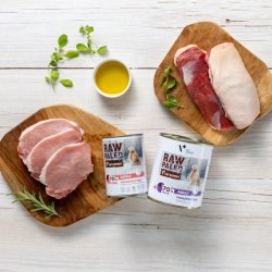 RAW PALEO Adult Monoprotein Pork - vdt hundefoder - 800 g