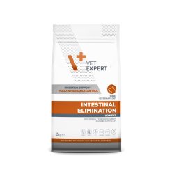 Vet Ekspert Veterinr Kost Intestinal Elimination Dog  Trfoder Til Hunde  2 Kg