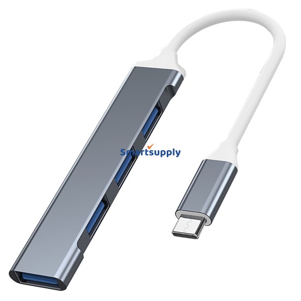 Vakoss Hub Usb-C Tc-4125X 1Xusb 3.0 3Xusb 2.0