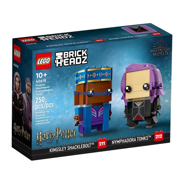 Lego Brickheadz Harry Potter 40618 Kingsley Shacklebolt Og Nimfadora Tonks