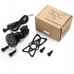 MOTORCYKEL TELEFONHOLDER FREEDCONN MC7W MED INDUKTIV OPLADER