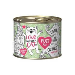 Love Is Where A Cat Is Tyrkiet - Vdfoder Til Katte - 200G