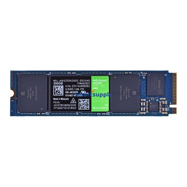 Dysk Ssd Wd Green Sn350 Wds250g2g0c (250Gb , M.2 , Pcie NVME 3.0 X4)