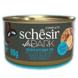 Schesir After Dark Kyllingefilet Med Vagtelg I Bouillon - Vdfoder Til Katte - 80G