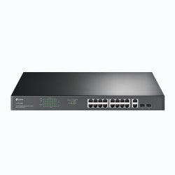 Tp-Link 18-Port Gigabit Rackmount Switch Med 16 Poe+