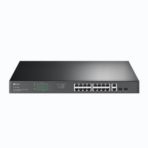 TP-Link TL-SG1218MP netvrksswitch Ikke administreret Gigabit Ethernet (10/100/1000) Strm over Ethernet (PoE) 1U Sort