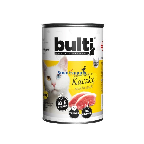 BULTI Rich in duck - vd kattefoder - 400g