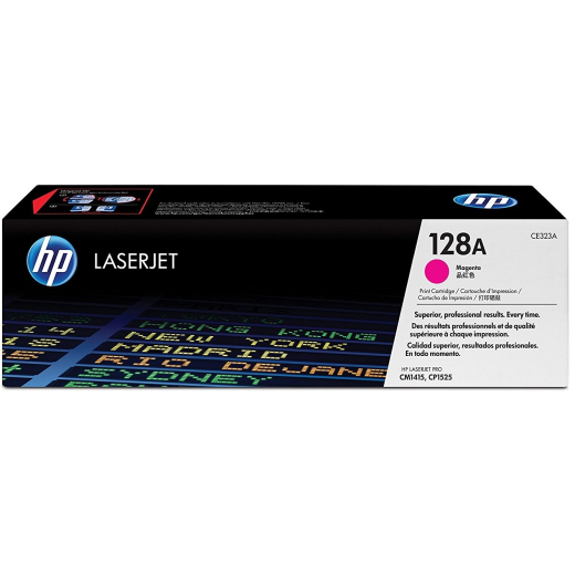 HP 128A Magenta toner 1.300 sider CE323A original