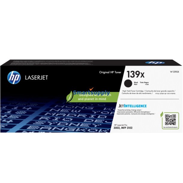 HP 139X toner 4.000 sider W1390X original