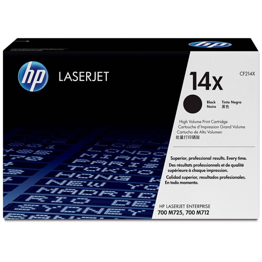 HP 14X toner 17.500 sider h�j kapacitet CF214X original