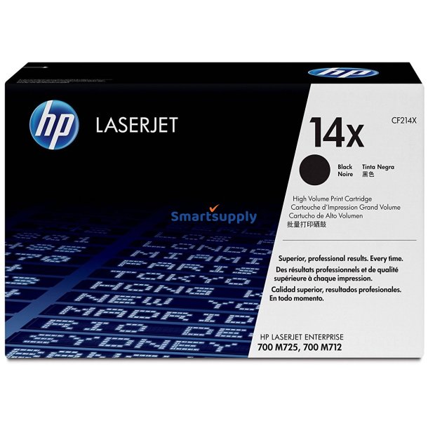 HP 14X toner 17.500 sider hj kapacitet CF214X original