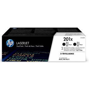 HP 201X Sort toner 2 stk 5.600 sider original multipakke