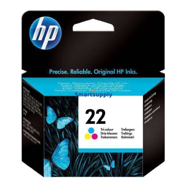 HP 22 Farve bl�kpatron 5ml original