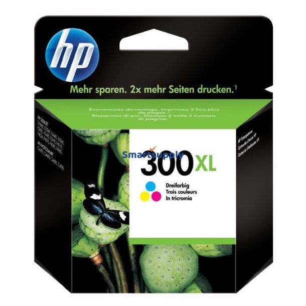 HP 300 XL Farve blkpatron 11ml original