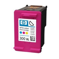 HP 300 XL Farve blkpatron 11ml original
