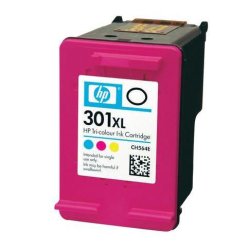 HP 301 XL Farve blkpatron 6ml original