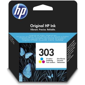 HP 303 Farve blkpatron 4ml original
