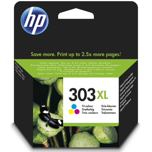 HP 303 XL Farve bl�kpatron 10ml original