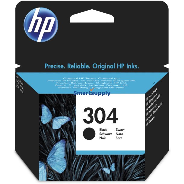 HP 304 Sort blkpatron 3,5ml original