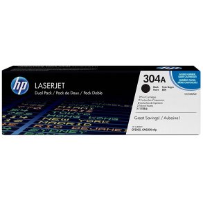 HP 304A Sort toner 2 stk 7.000 sider original multipakke