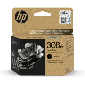 HP 308e Sort bl�kpatron 6,5ml original