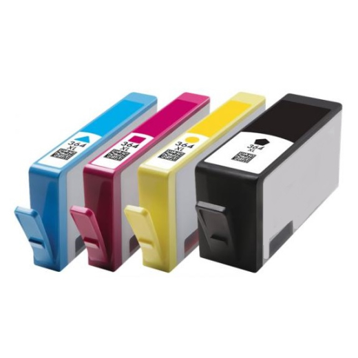HP 364 XL bl�kpatroner 4 stk BCMY 60ml kompatibel rabatpakke