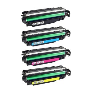 HP 507X / 507A toner 4 stk BCMY 29.000s kompatibel multipakke