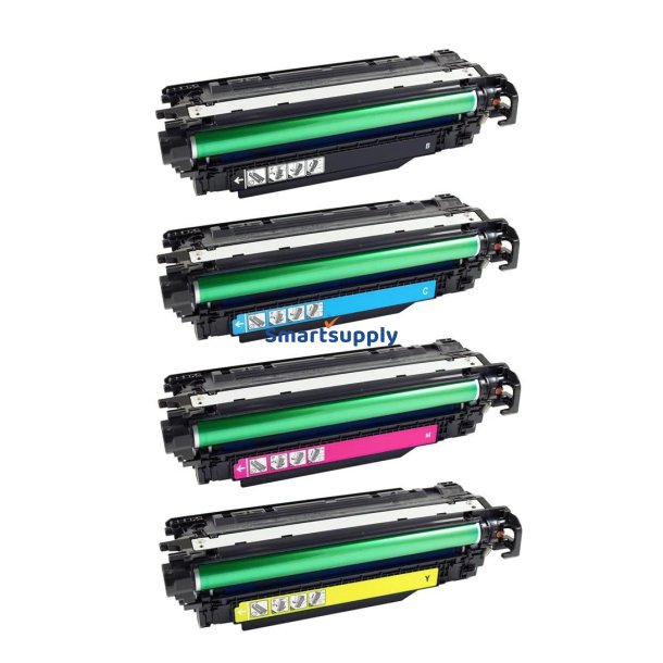 Rabat HP 507X / 507A toner 4 stk BCMY 29.000s kompatibel