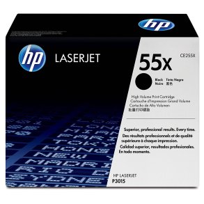 HP 55X toner 12.500 sider CE255X original