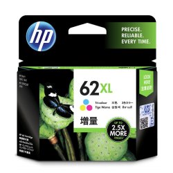 HP 62 XL Farve blkpatron 11,5ml original