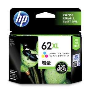 HP 62 XL Farve blkpatron 11,5ml original