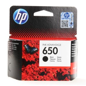 HP 650 Sort bl�kpatron 6,5ml CZ101AE original