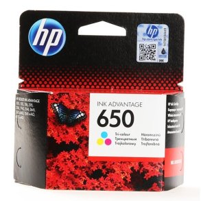 HP 650 Farve bl�kpatron 5ml CZ102AE original