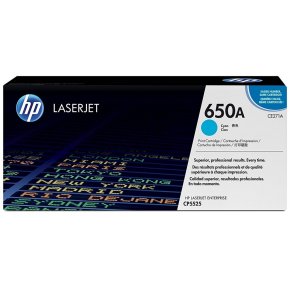 HP 650A Cyan toner 15.000 sider CE271A original