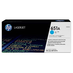 HP 651A Cyan toner 16.000 sider CE341A original