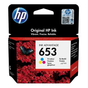 HP 653 Farve bl�kpatron 5ml original