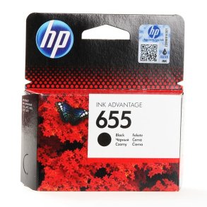 HP 655 Sort bl�kpatron 14ml original