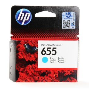 HP 655 Cyan bl�kpatron 6,5ml original