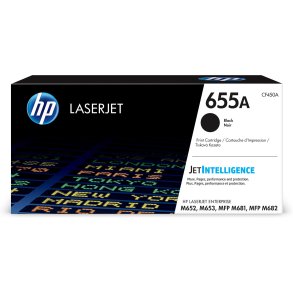 HP 655A Sort toner 12.500 sider CF450A original