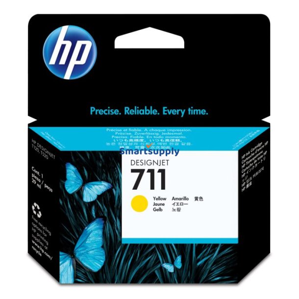 HP 711 Gul blkpatron 29ml original