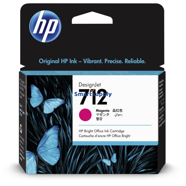HP 712 Magenta bl�kpatron 29ml original