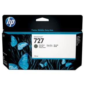 HP 727 Mat Sort bl�kpatron 130ml original