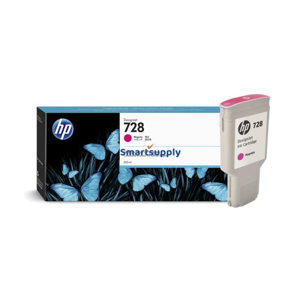 HP 728 Magenta blkpatron hj kapacitet 300ml original