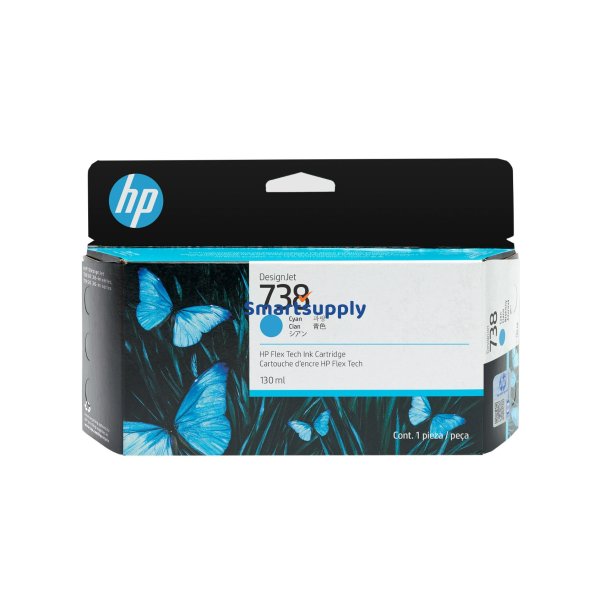 HP 738 Cyan bl�kpatron 130ml original