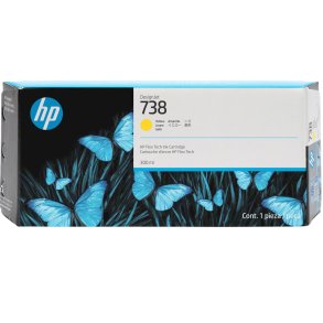 HP 738 Gul bl�kpatron h�j kapacitet 300ml original