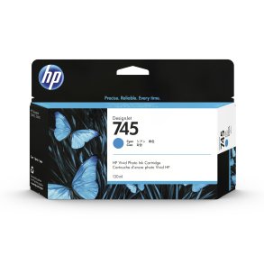 HP 745 Cyan bl�kpatron 130ml original