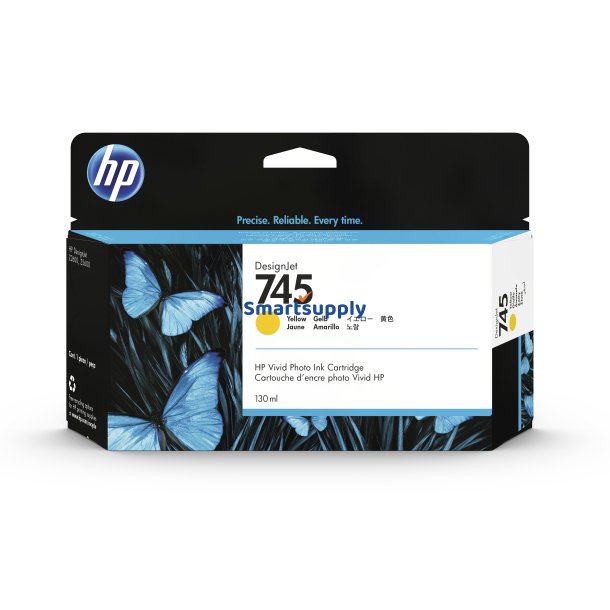 HP 745 Gul blkpatron 130ml original