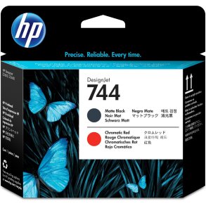 HP 745 Mat Sort & R�d printhoved original
