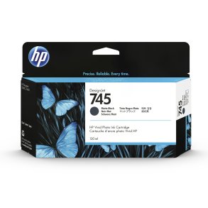 HP 745 Mat Sort bl�kpatron 130ml original